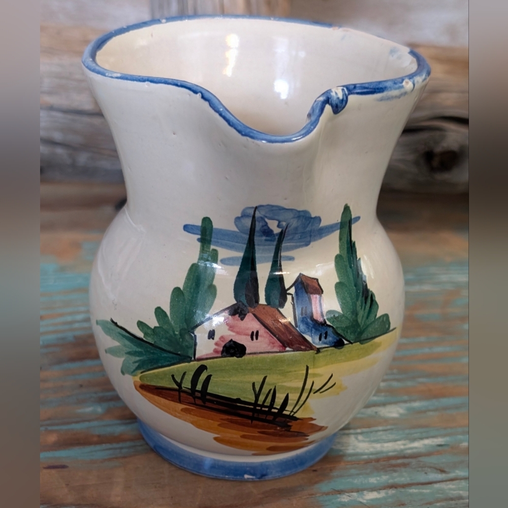 Small Ceramic Pitcher Made In Italy - Picture 9 of 9